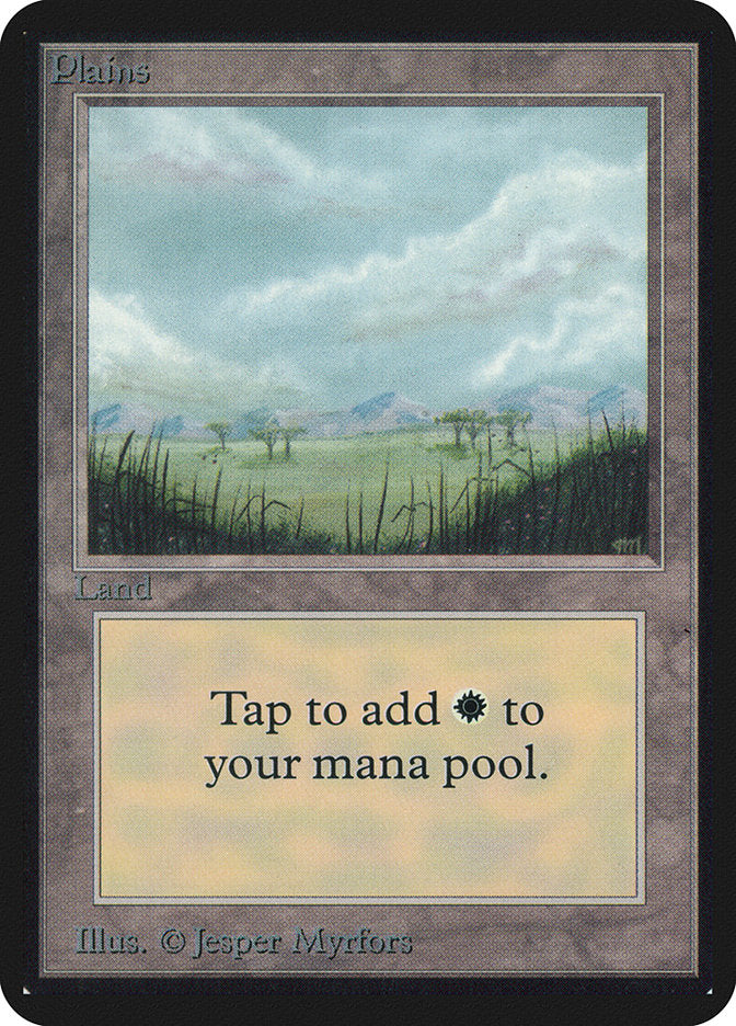 Plains (287) [Alpha Edition] - Magic: The Gathering - Card Brawlers | Quebec | Canada |