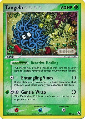 Tangela (44/92) (Stamped) [EX: Legend Maker] - Pokémon - Card Brawlers | Quebec | Canada |