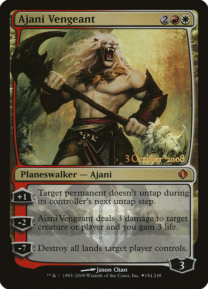 Ajani Vengeant [Shards of Alara Promos] - Magic: The Gathering - Card Brawlers | Quebec | Canada |