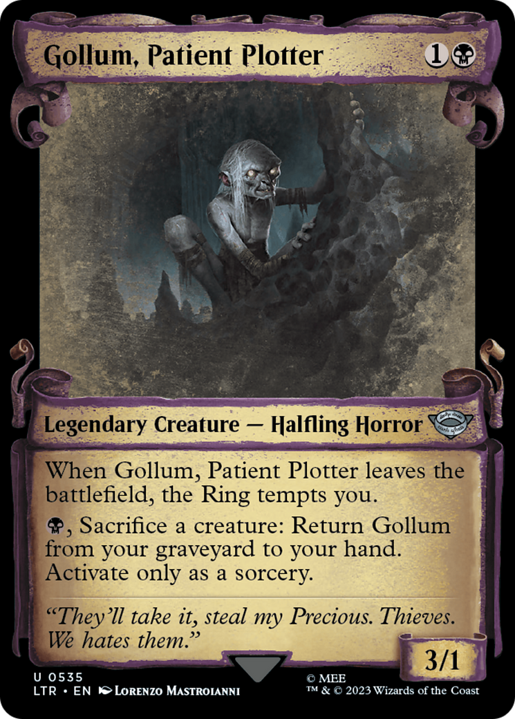 Gollum, Patient Plotter [The Lord of the Rings: Tales of Middle-Earth Showcase Scrolls] - Magic: The Gathering - Card Brawlers | Quebec | Canada |
