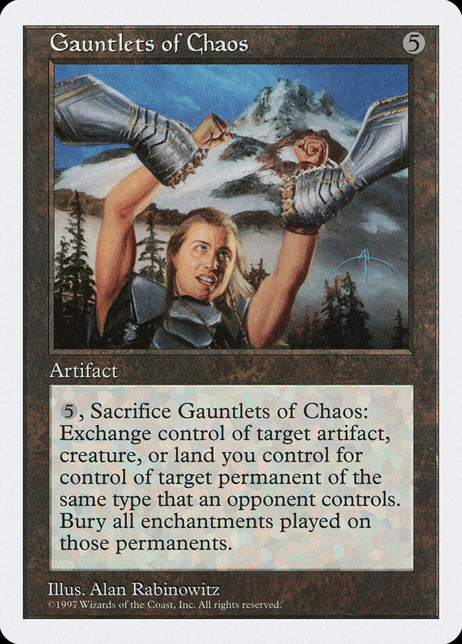 Gauntlets of Chaos [Fifth Edition] - Magic: The Gathering - Card Brawlers | Quebec | Canada |