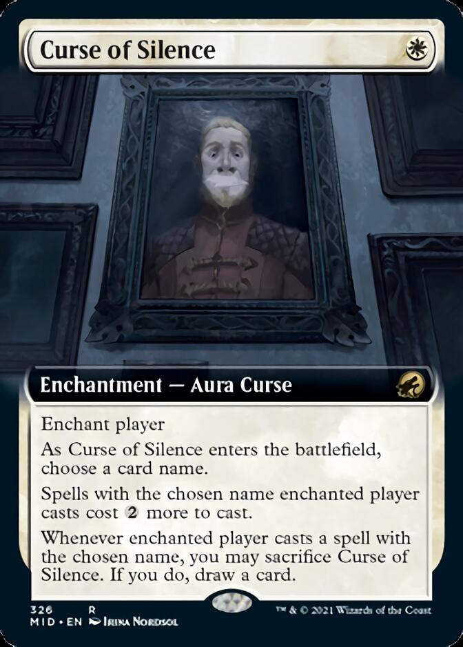 Curse of Silence (Extended Art) [Innistrad: Midnight Hunt] - Magic: The Gathering - Card Brawlers | Quebec | Canada |
