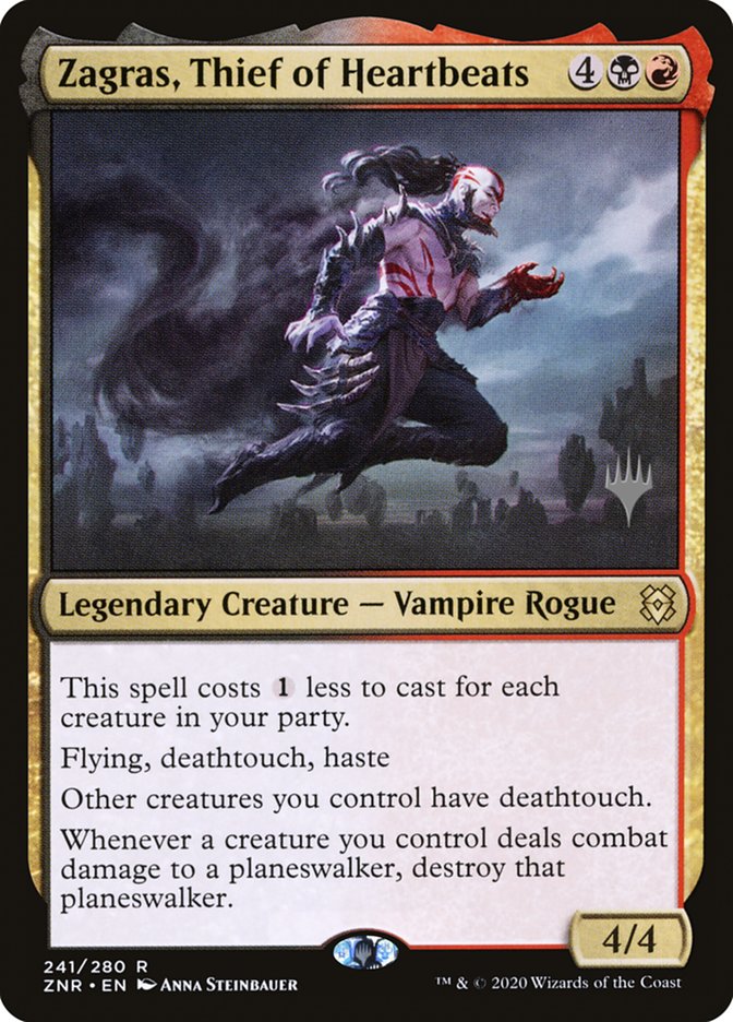 Zagras, Thief of Heartbeats (Promo Pack) [Zendikar Rising Promos] - Magic: The Gathering - Card Brawlers | Quebec | Canada |