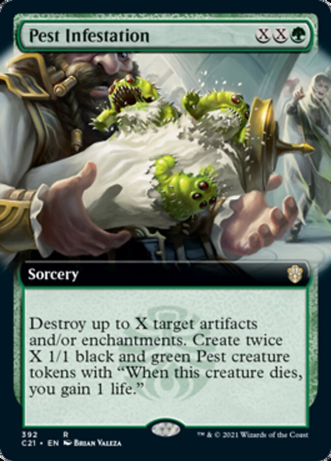Pest Infestation (Extended Art) [Commander 2021] - Magic: The Gathering - Card Brawlers | Quebec | Canada |