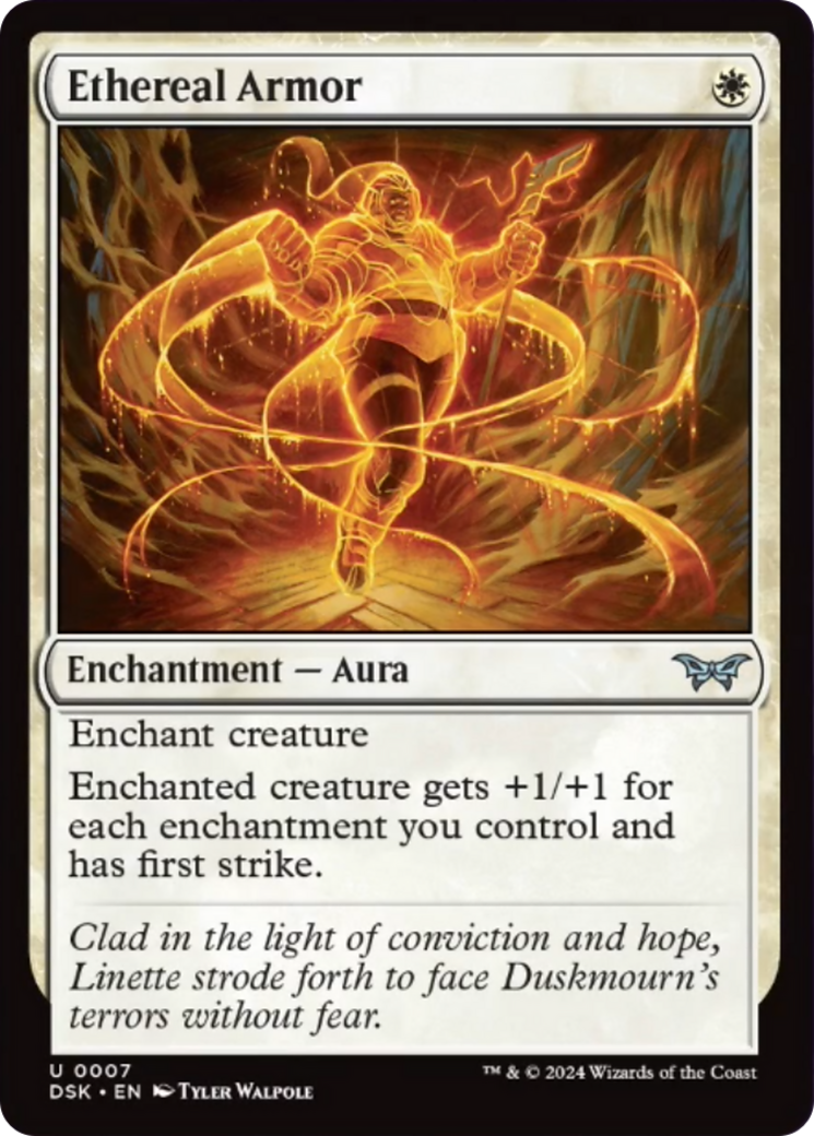 Ethereal Armor [Duskmourn: House of Horror] - Magic: The Gathering - Card Brawlers | Quebec | Canada |