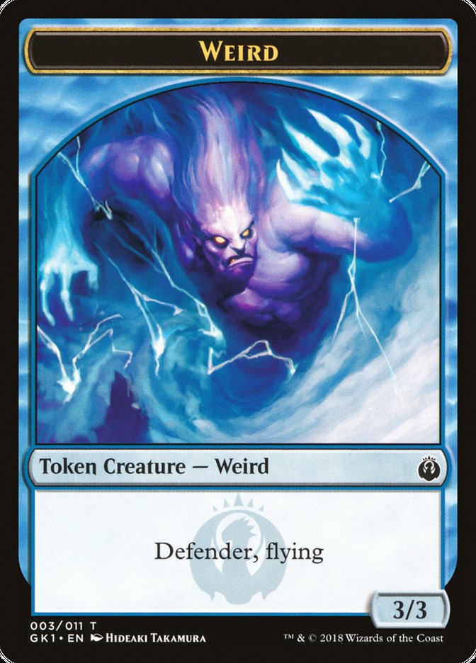 Weird // Goblin Double-Sided Token [Guilds of Ravnica Guild Kit Tokens] - Magic: The Gathering - Card Brawlers | Quebec | Canada |