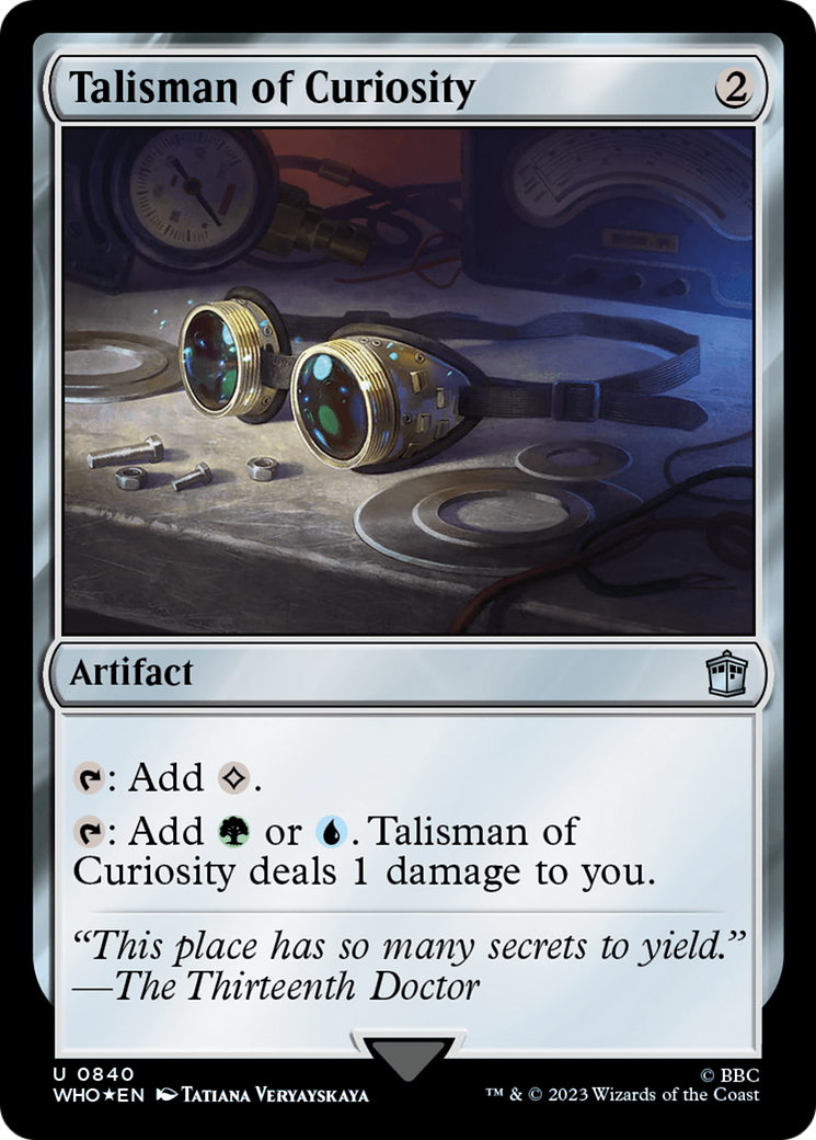 Talisman of Curiosity (Surge Foil) [Doctor Who] - Magic: The Gathering - Card Brawlers | Quebec | Canada |