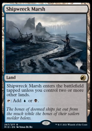 Shipwreck Marsh (Promo Pack) [Innistrad: Midnight Hunt Promos] - Magic: The Gathering - Card Brawlers | Quebec | Canada |