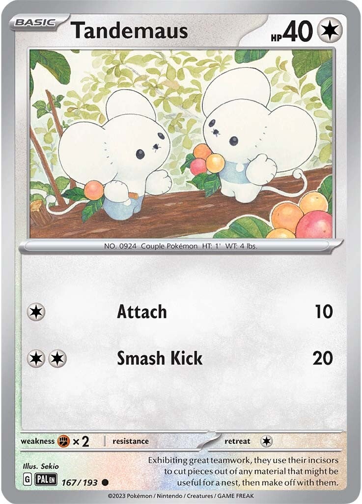 Tandemaus (167/193) [Scarlet & Violet: Paldea Evolved] - Pokémon - Card Brawlers | Quebec | Canada |