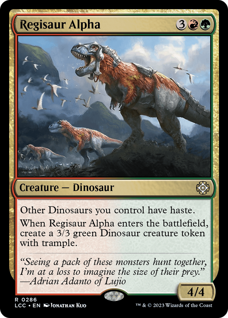 Regisaur Alpha [The Lost Caverns of Ixalan Commander] - Magic: The Gathering - Card Brawlers | Quebec | Canada |