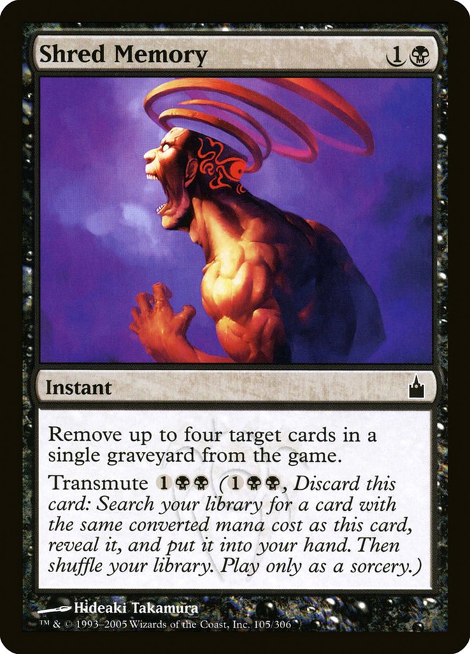 Shred Memory [Ravnica: City of Guilds] - Magic: The Gathering - Card Brawlers | Quebec | Canada |