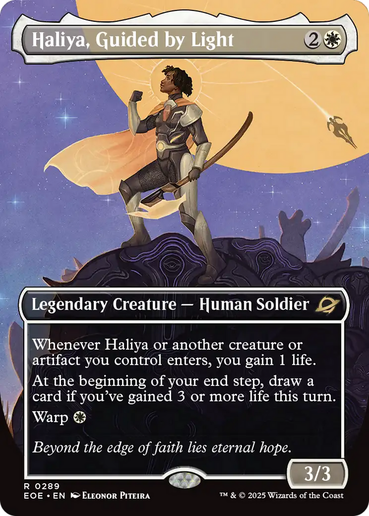 Haliya, Guided by Light (Borderless) [Edge of Eternities] - Magic: The Gathering - Card Brawlers | Quebec | Canada |