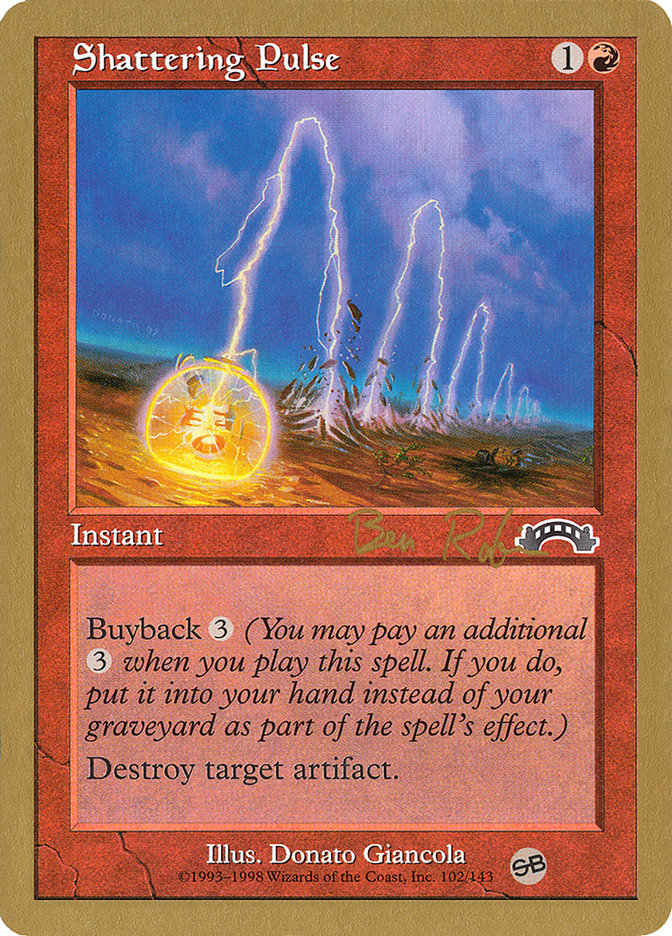 Shattering Pulse (Ben Rubin) (SB) [World Championship Decks 1998] - Magic: The Gathering - Card Brawlers | Quebec | Canada |