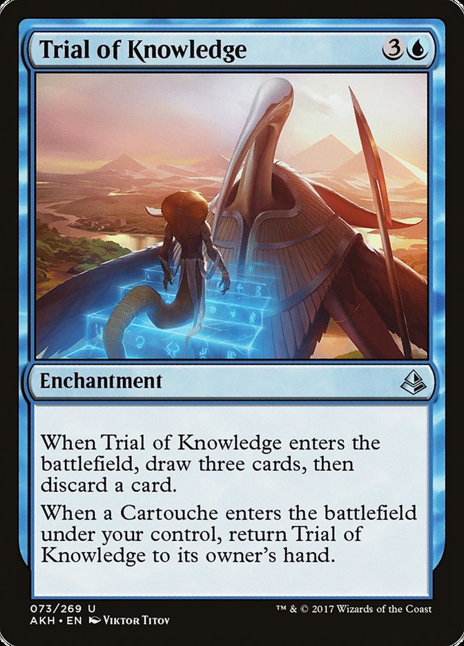 Trial of Knowledge [Amonkhet] - Magic: The Gathering - Card Brawlers | Quebec | Canada |