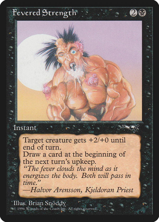 Fevered Strength (Foaming Mouth) [Alliances] - Magic: The Gathering - Card Brawlers | Quebec | Canada |