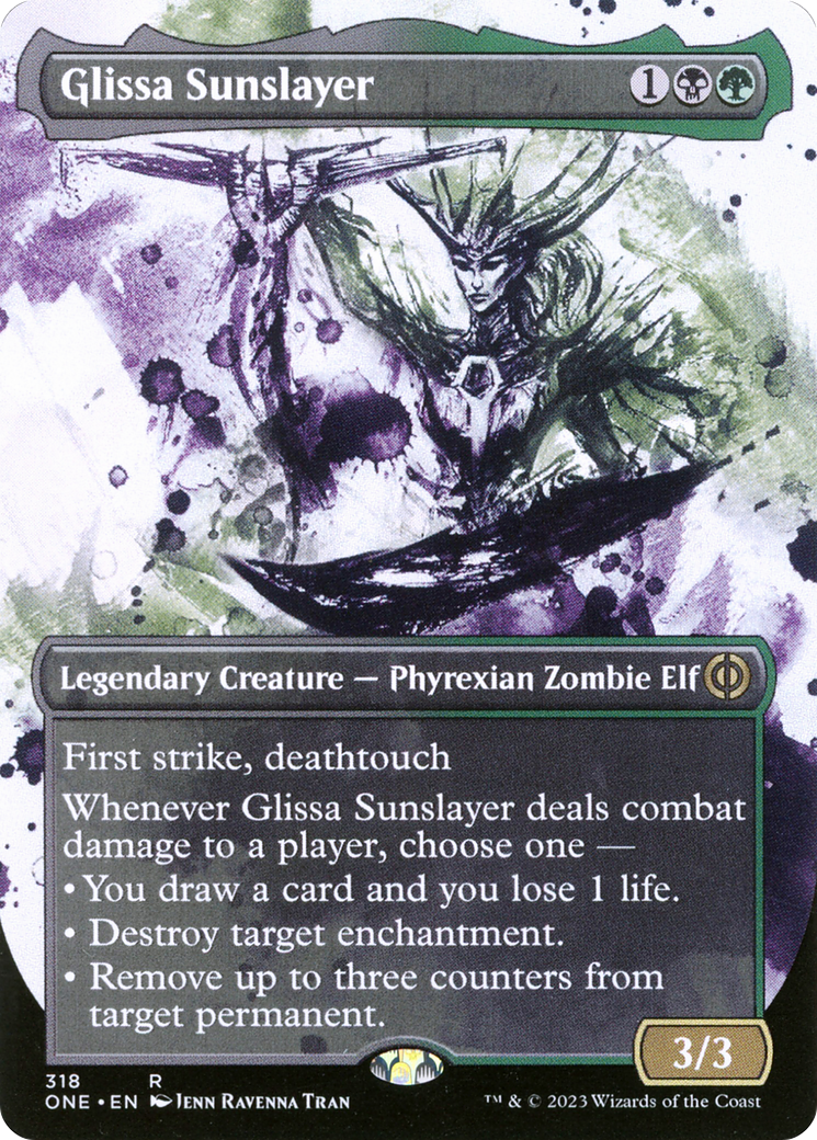 Glissa Sunslayer (Borderless Ichor) [Phyrexia: All Will Be One] - Magic: The Gathering - Card Brawlers | Quebec | Canada |