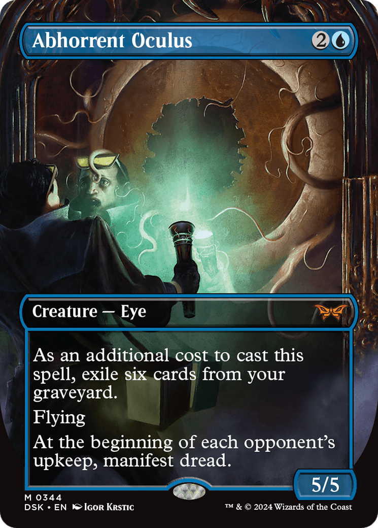 Abhorrent Oculus (Borderless) [Duskmourn: House of Horror] - Magic: The Gathering - Card Brawlers | Quebec | Canada |