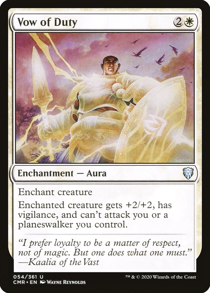 Vow of Duty [Commander Legends] - Magic: The Gathering - Card Brawlers | Quebec | Canada |