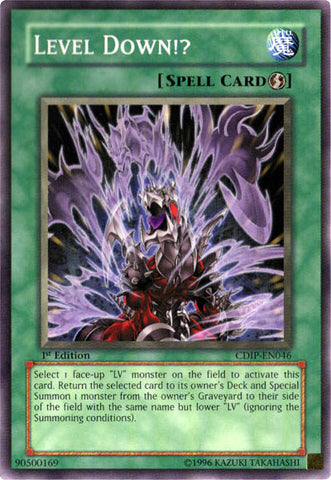 Level Down!? [CDIP-EN046] Common - Yu-Gi-Oh! - Card Brawlers | Quebec | Canada |