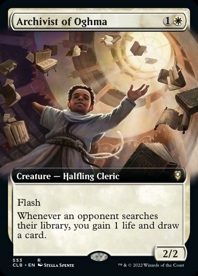 Archivist of Oghma (Extended Art) [Commander Legends: Battle for Baldur's Gate] - Magic: The Gathering - Card Brawlers | Quebec | Canada |
