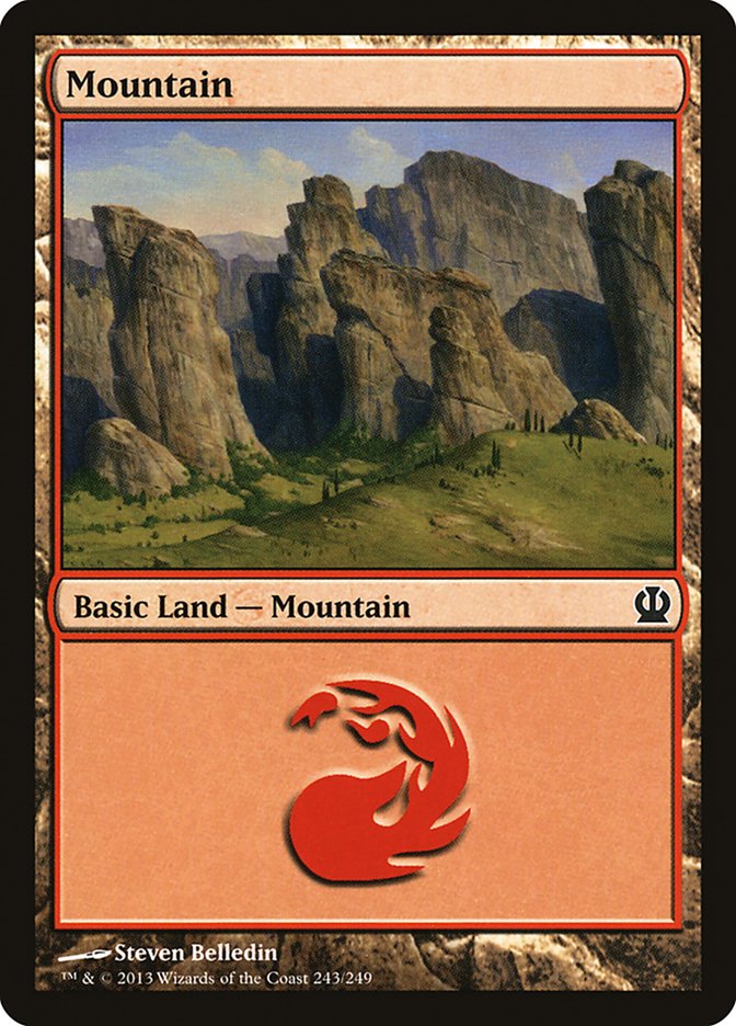 Mountain (243) [Theros] - Magic: The Gathering - Card Brawlers | Quebec | Canada |