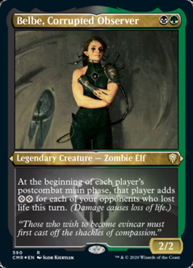 Belbe, Corrupted Observer (Etched) [Commander Legends] - Magic: The Gathering - Card Brawlers | Quebec | Canada |