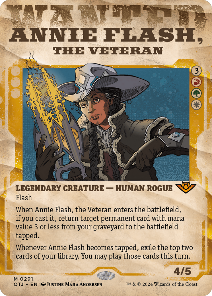 Annie Flash, the Veteran (Showcase) [Outlaws of Thunder Junction] - Magic: The Gathering - Card Brawlers | Quebec | Canada |