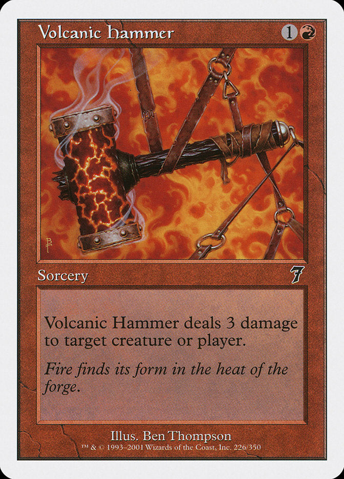 Volcanic Hammer [Seventh Edition] - Magic: The Gathering - Card Brawlers | Quebec | Canada |