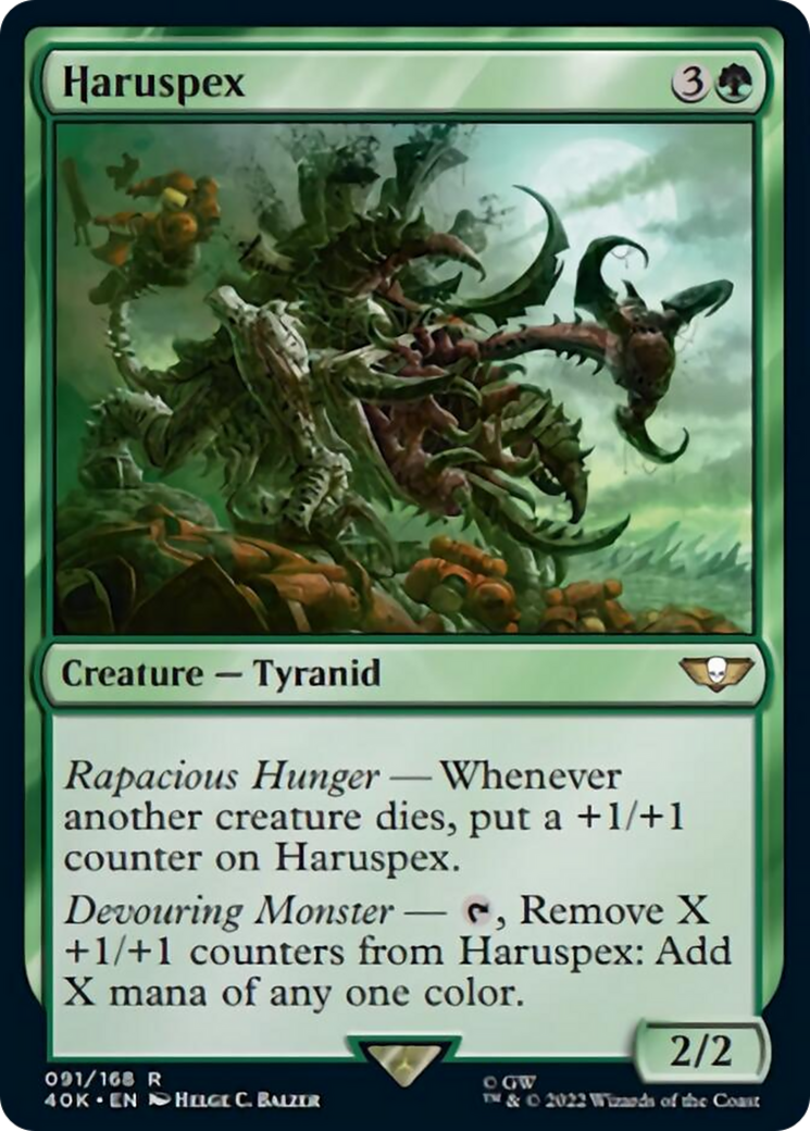 Haruspex (Surge Foil) [Warhammer 40,000] - Magic: The Gathering - Card Brawlers | Quebec | Canada |