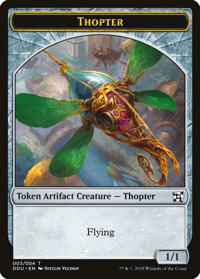 Thopter Token (003/004) [Duel Decks: Elves vs. Inventors Tokens] - Magic: The Gathering - Card Brawlers | Quebec | Canada |