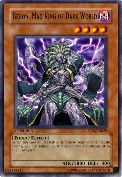 Brron, Mad King of Dark World [EEN-EN022] Rare - Yu-Gi-Oh! - Card Brawlers | Quebec | Canada |