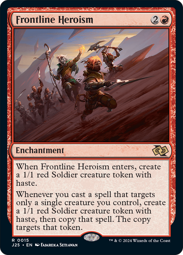 Frontline Heroism [Foundations Jumpstart] - Magic: The Gathering - Card Brawlers | Quebec | Canada |