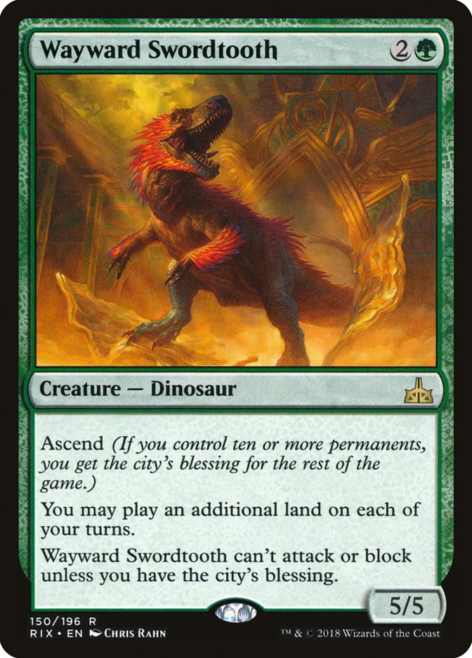 Wayward Swordtooth [Rivals of Ixalan] - Magic: The Gathering - Card Brawlers | Quebec | Canada |