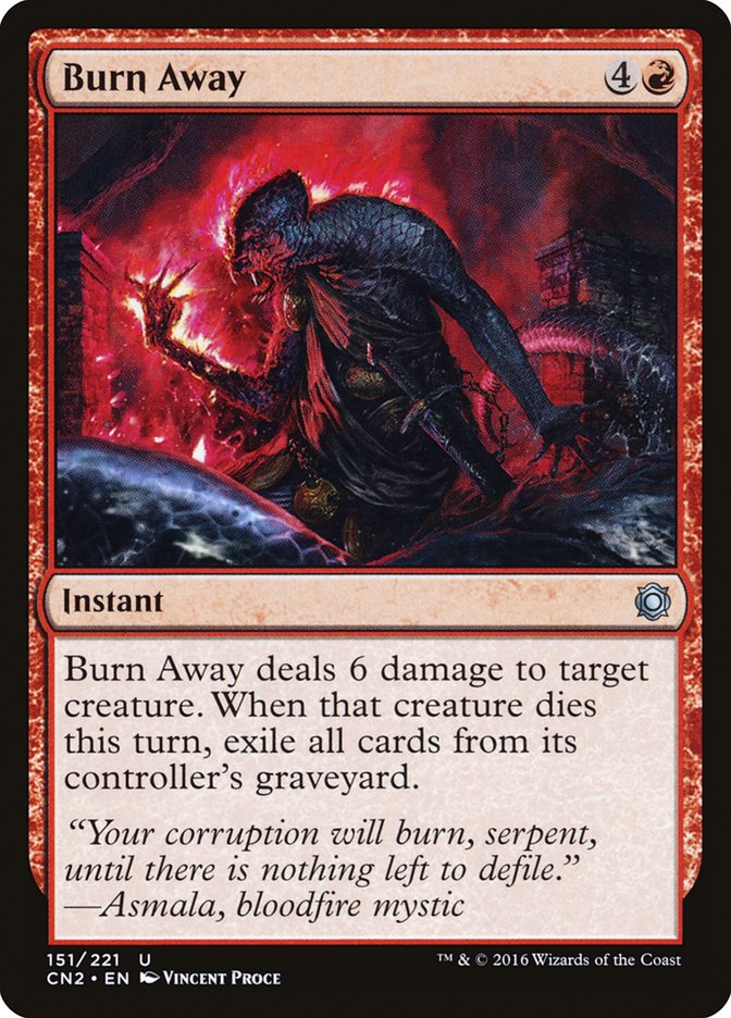 Burn Away [Conspiracy: Take the Crown] - Magic: The Gathering - Card Brawlers | Quebec | Canada |