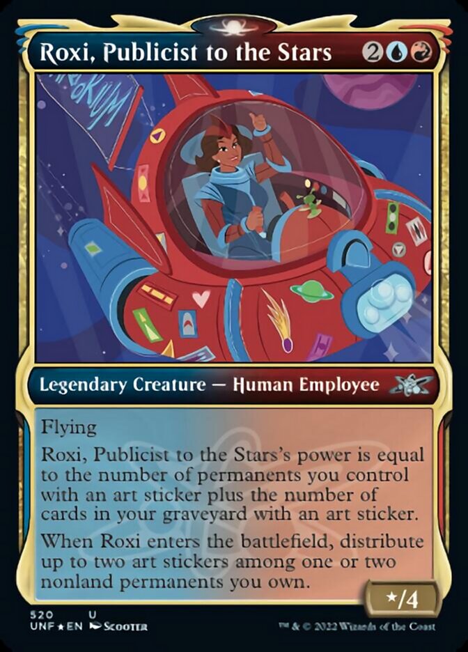 Roxi, Publicist to the Stars (Showcase) (Galaxy Foil) [Unfinity] - Magic: The Gathering - Card Brawlers | Quebec | Canada |