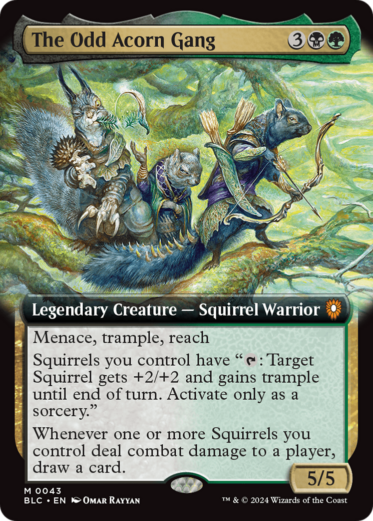 The Odd Acorn Gang (Extended Art) [Bloomburrow Commander] - Magic: The Gathering - Card Brawlers | Quebec | Canada |