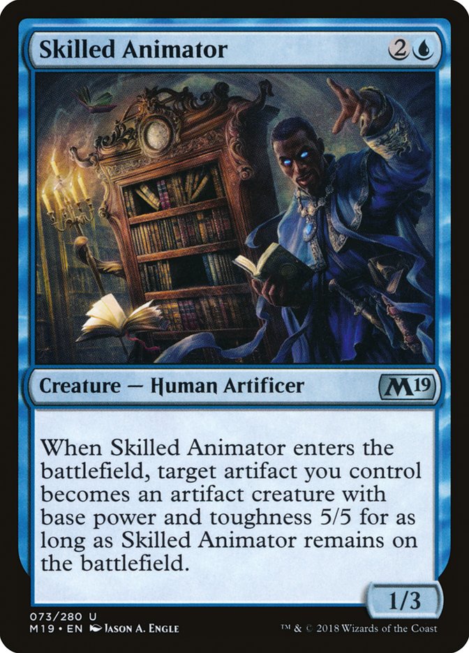 Skilled Animator [Core Set 2019] - Magic: The Gathering - Card Brawlers | Quebec | Canada |