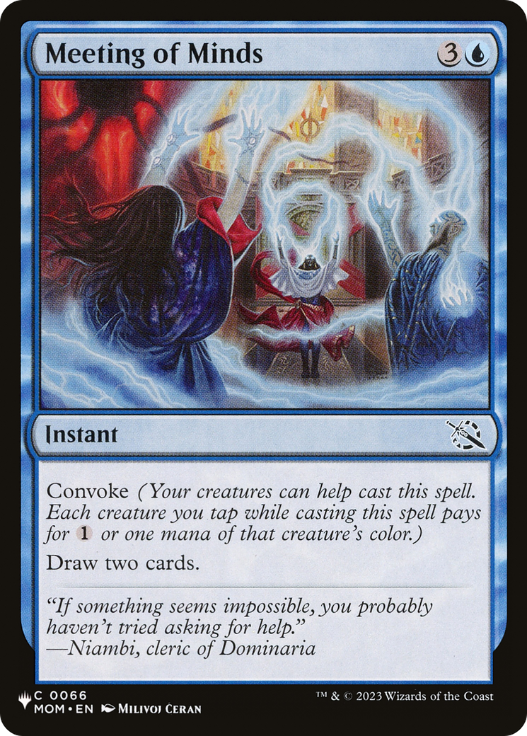 Meeting of Minds [The List] - Magic: The Gathering - Card Brawlers | Quebec | Canada |