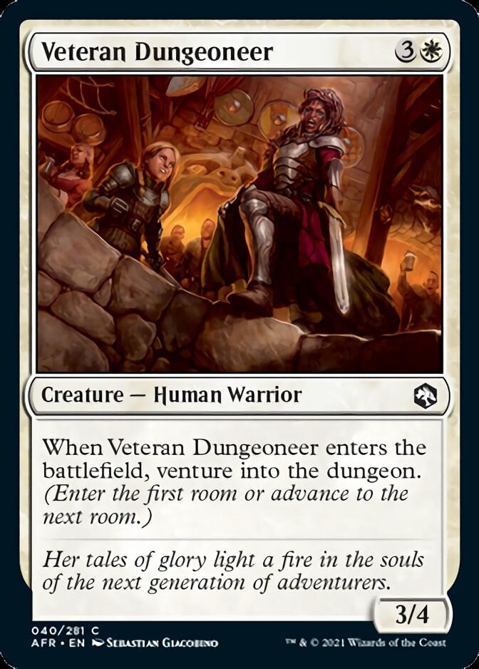Veteran Dungeoneer [Dungeons & Dragons: Adventures in the Forgotten Realms] - Magic: The Gathering - Card Brawlers | Quebec | Canada |