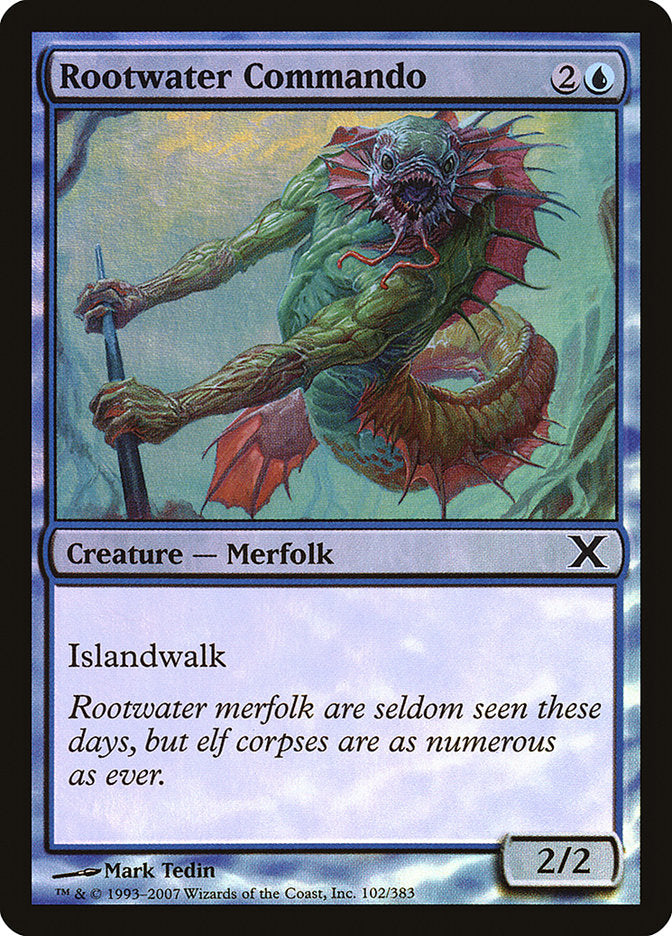 Rootwater Commando (Premium Foil) [Tenth Edition] - Magic: The Gathering - Card Brawlers | Quebec | Canada |