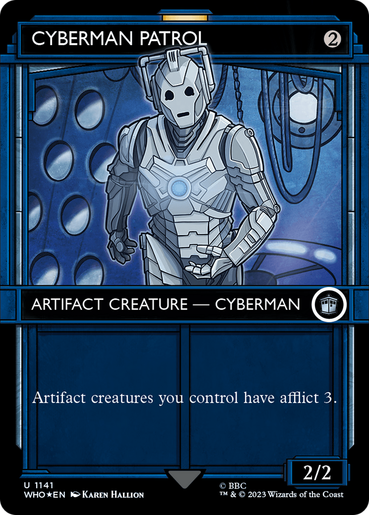 Cyberman Patrol (Showcase) (Surge Foil) [Doctor Who] - Magic: The Gathering - Card Brawlers | Quebec | Canada |