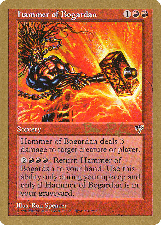 Hammer of Bogardan (Ben Rubin) [World Championship Decks 1998] - Magic: The Gathering - Card Brawlers | Quebec | Canada |