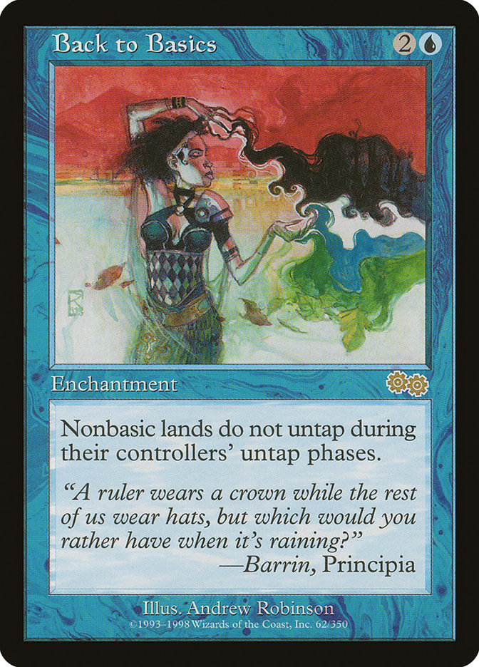 Back to Basics [Urza's Saga] - Magic: The Gathering - Card Brawlers | Quebec | Canada |