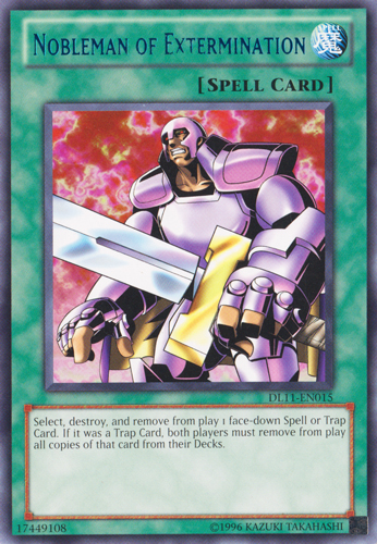 Nobleman of Extermination (Blue) [DL11-EN015] Rare - Yu-Gi-Oh! - Card Brawlers | Quebec | Canada |