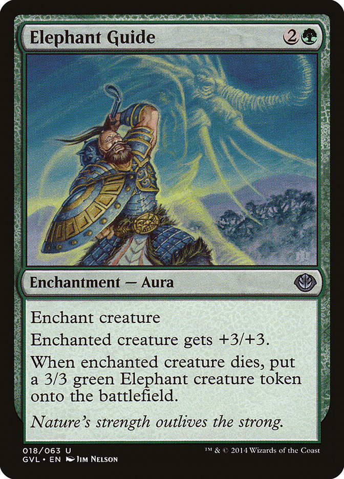 Elephant Guide (Garruk vs. Liliana) [Duel Decks Anthology] - Magic: The Gathering - Card Brawlers | Quebec | Canada |