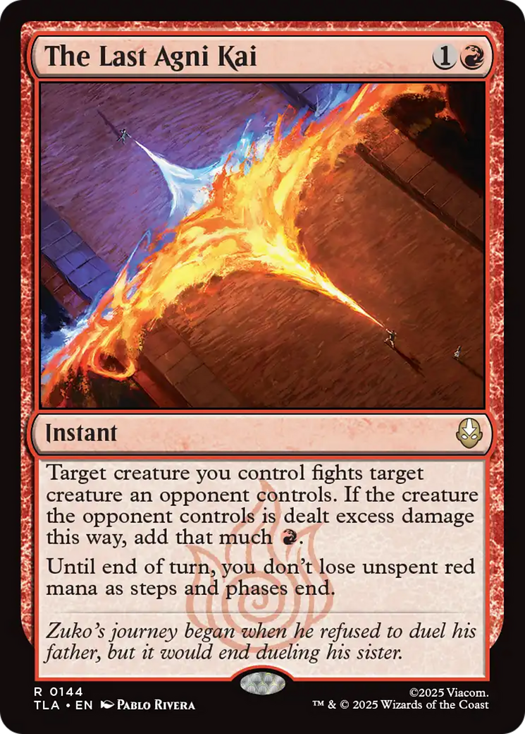 The Last Agni Kai [Avatar: The Last Airbender] - Magic: The Gathering - Card Brawlers | Quebec | Canada |