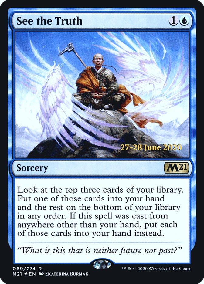 See the Truth [Core Set 2021 Prerelease Promos] - Magic: The Gathering - Card Brawlers | Quebec | Canada |