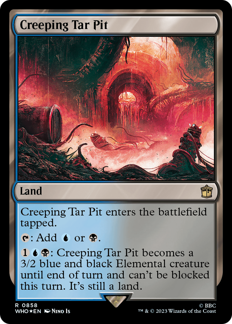 Creeping Tar Pit (Surge Foil) [Doctor Who] - Magic: The Gathering - Card Brawlers | Quebec | Canada |