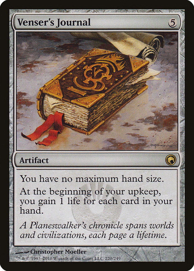 Venser's Journal [Scars of Mirrodin] - Magic: The Gathering - Card Brawlers | Quebec | Canada |