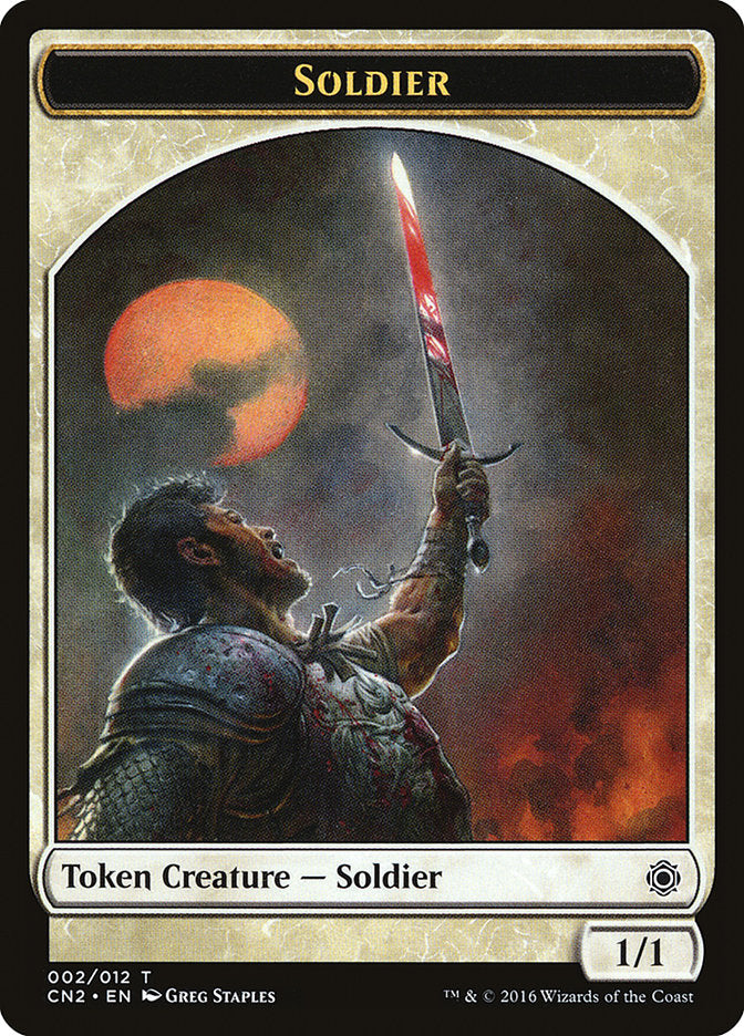 Soldier Token (002/012) [Conspiracy: Take the Crown Tokens] - Magic: The Gathering - Card Brawlers | Quebec | Canada |